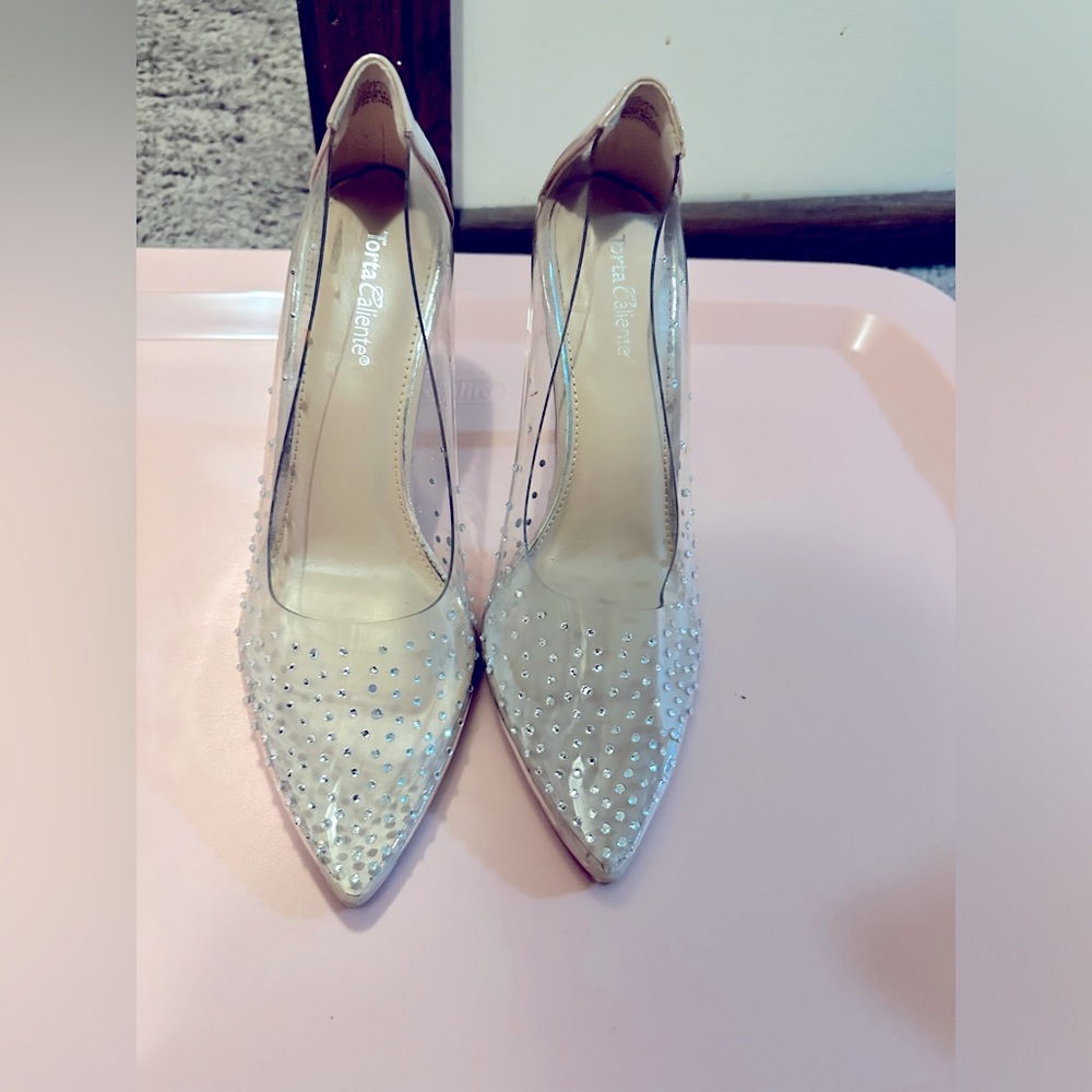 Studded high heels